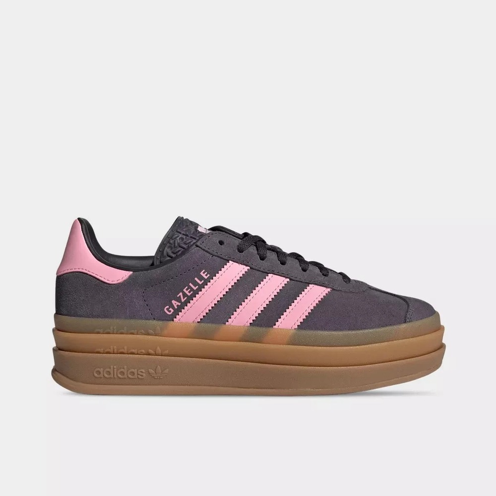 adidas Gazelle Bold Big Kids Size 5.5 Platform Shoes Purple Pink Shoes ID6459